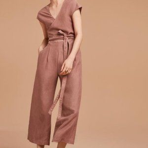 Aritzia Brax Jumpsuit- Size 10, nutmeg color